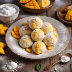 Творожные кнедли с манго🥭