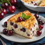 Запеканка с рисом и вишней