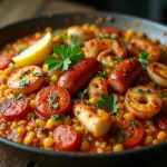 Паэлья из морепродуктов