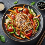 Курица с овощами по-азиатски