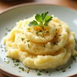 Картофельное пюре с горчицей шалотом и лимонным соком