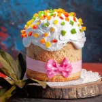 Пасхальный кулич с цукатами