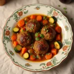 Фрикадельки с овощами