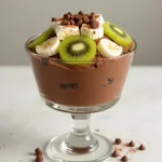Шоколадный трайфл с бананом и киви