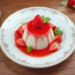 Клубничная паннакота