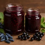 Варенье из жимолости и черной смородины