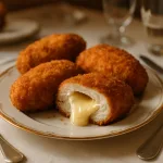 Куриные котлеты с сырной начинкой