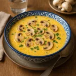 Сырный суп с шампиньонами