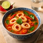 Острый том-ям с кальмарами