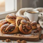 Булочки с ореховой начинкой
