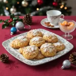 Печенье с миндалем и мандарином