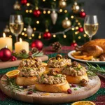 Куриный паштет с шампиньонами и цедрой апельсина