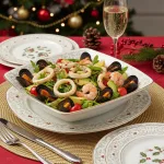 Cалат с морепродуктами