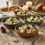 Маринованная фета с травами и оливками