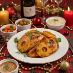Курица с ананасом в духовке
