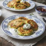 Лепёшки из кабачка с сыром