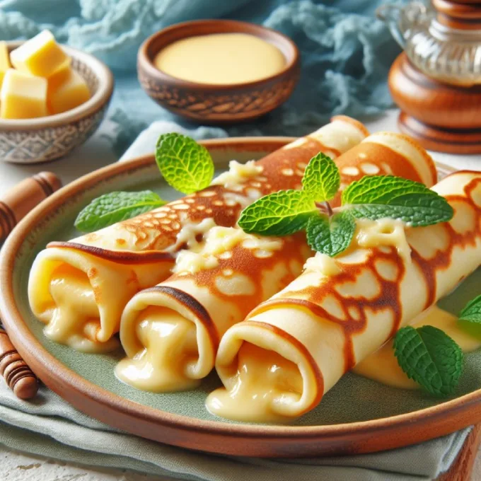 Блинчики с сыром