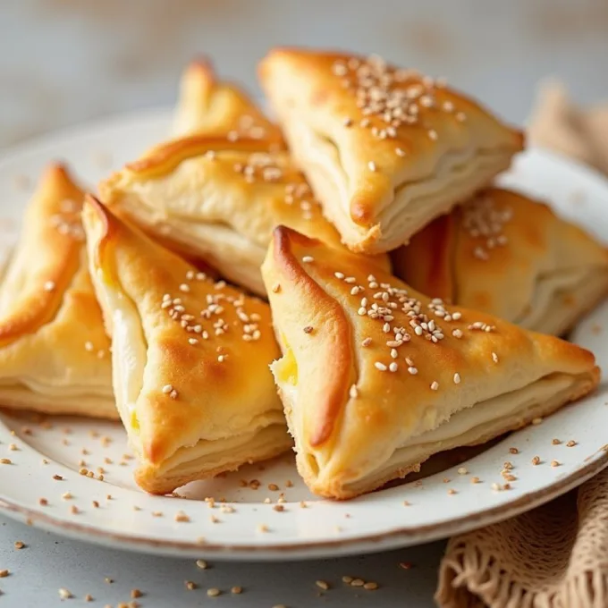Треугольнички с брынзой