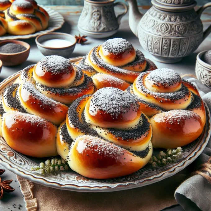 Плюшки с маком