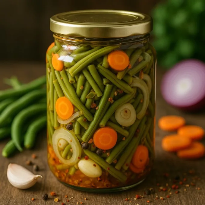 Стручковая фасоль по-корейски