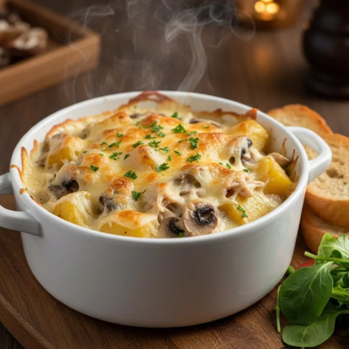 Жульен с картошкой