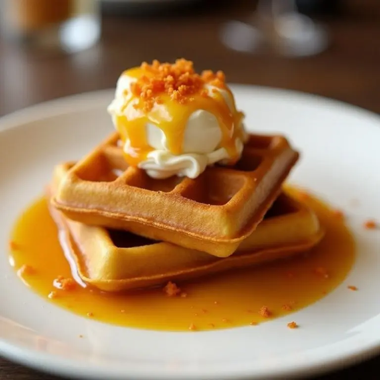 Тыквенные вафли