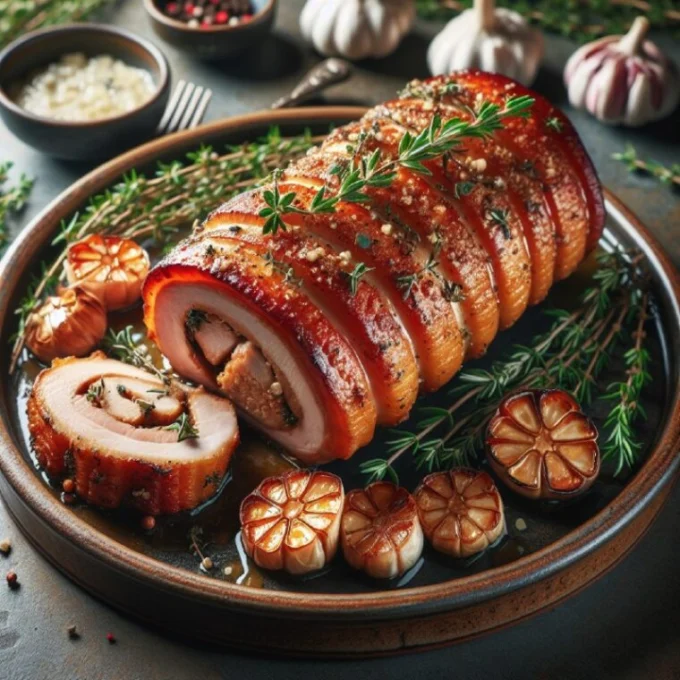 Свиной рулет