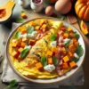 Омлет с тыквой