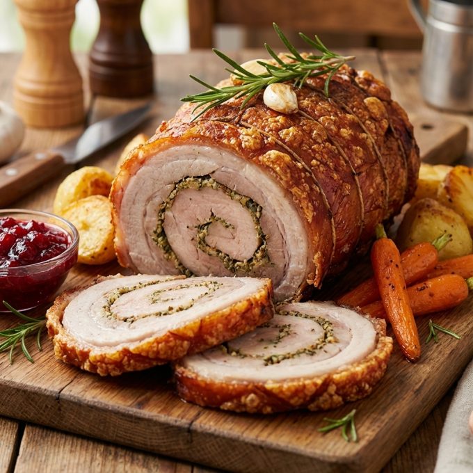 Свиной рулет