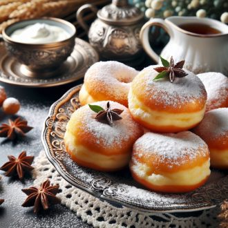 Творожные пончики