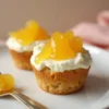 Творожные кексы с персиковым джемом