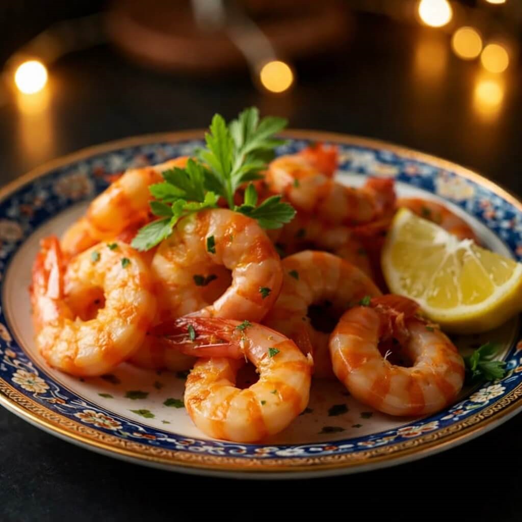 Креветки с чесновок рецепт приготовления