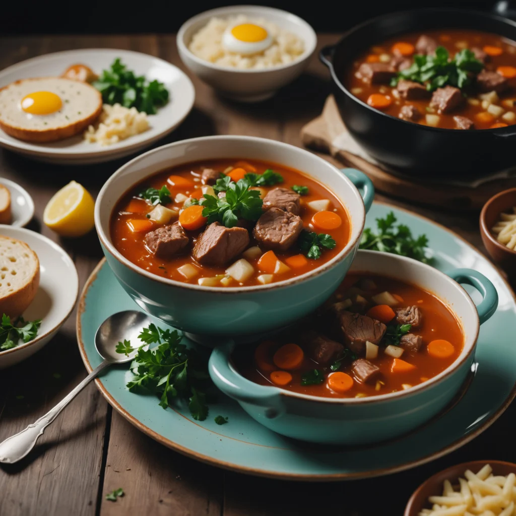 Мясные супы