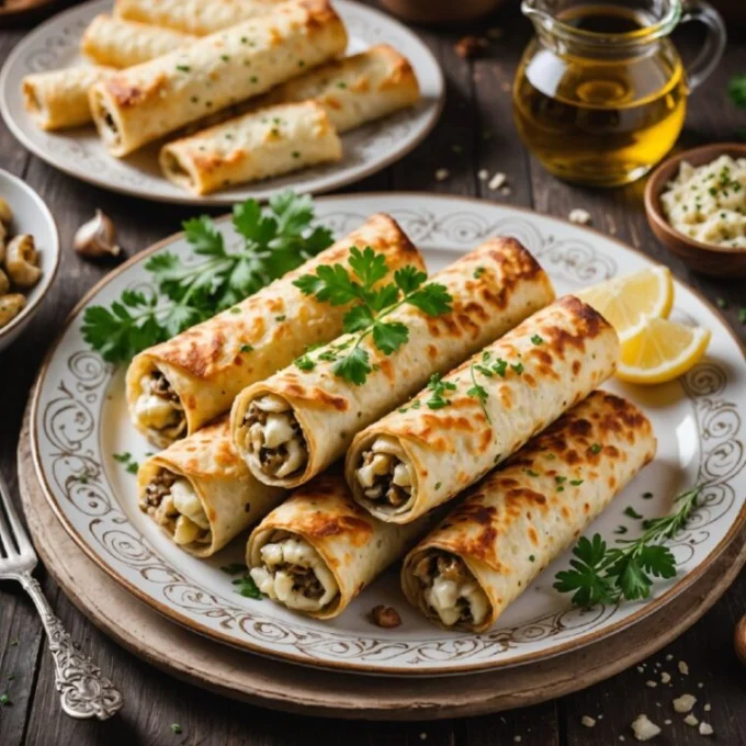 Рулетики из лаваша