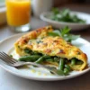 Фриттата со стручковой фасолью
