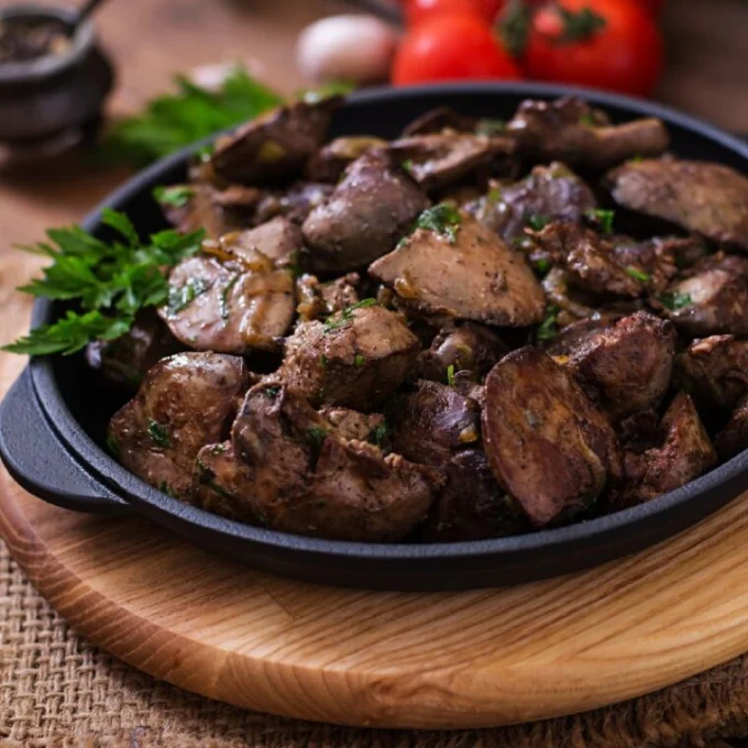 Куриная печень в кляре