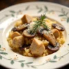 Ризотто с грибами и курицей