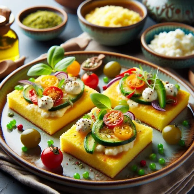 Тосты из поленты