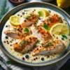 Курица в сливочно-йогуртом соусе с лимоном