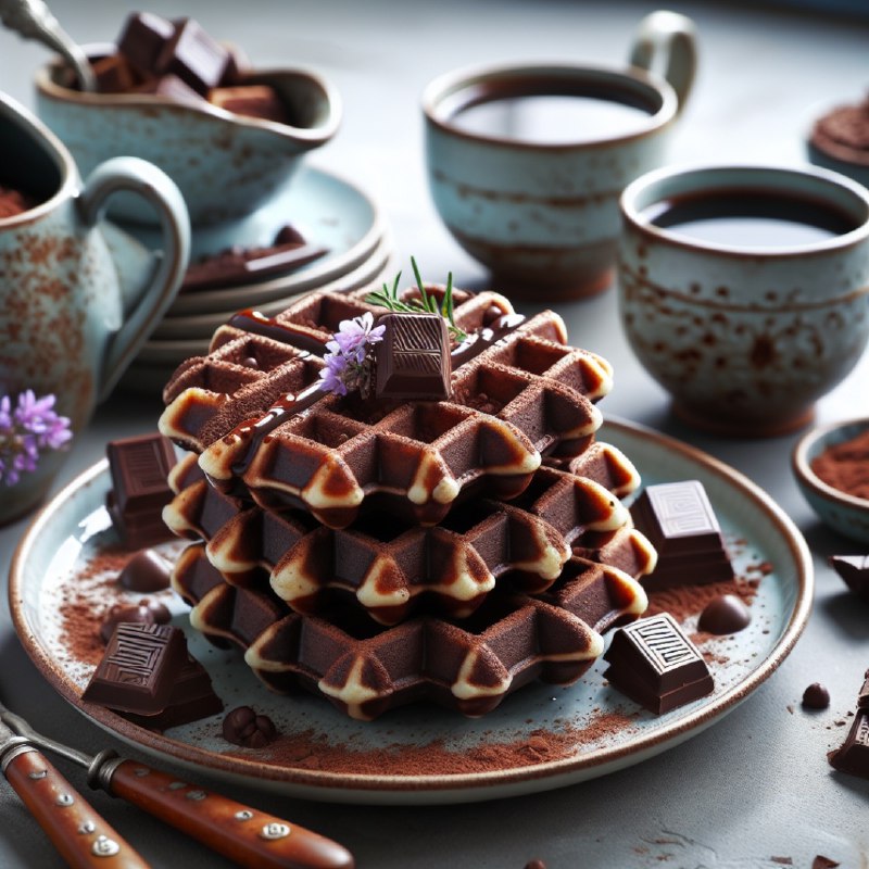 Шоколадные вафли