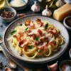 Классическая паста карбонара с гуанчале