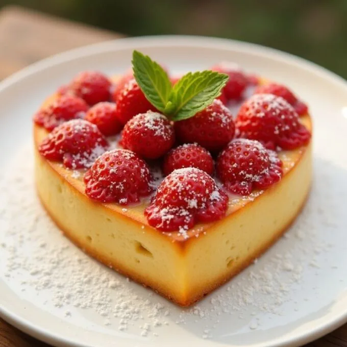 Клафути с клубникой