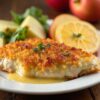Куриное филе в яблочно-сырной шубке