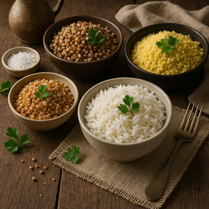 Гарниры из круп