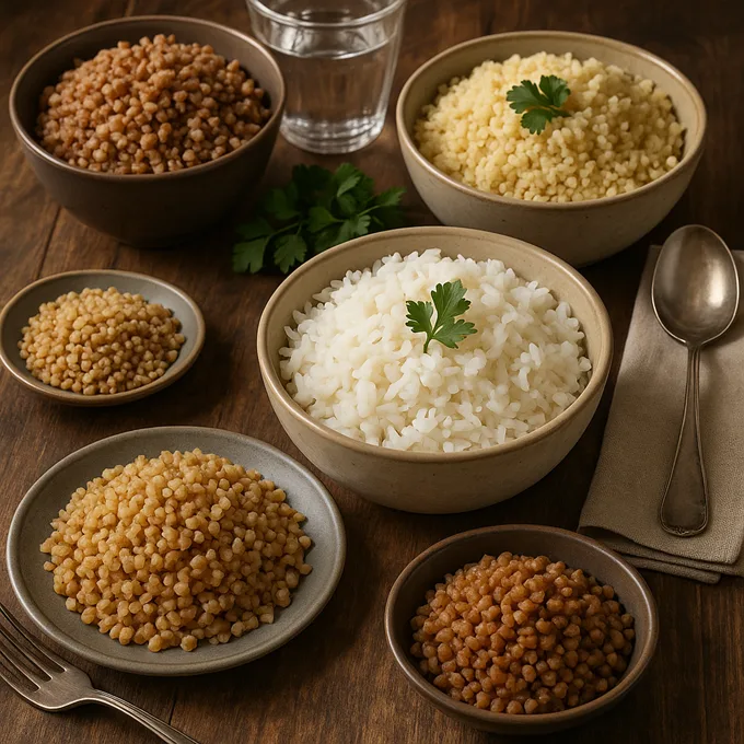 Крупяные гарниры