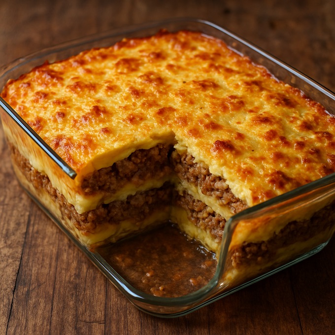 Мясная запеканка