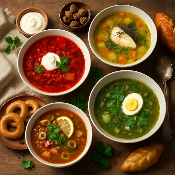 Популярные рецепты супов