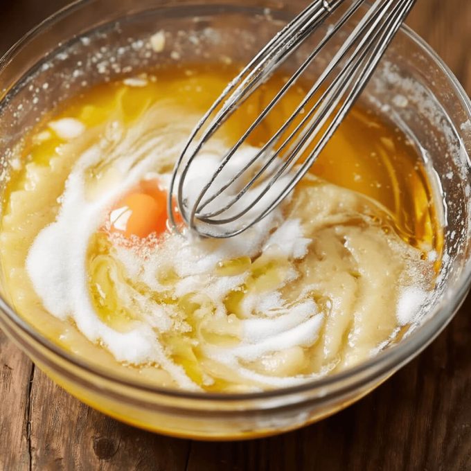 Смешать жидкие ингредиенты