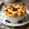 Творожная запеканка-суфле с изюмом