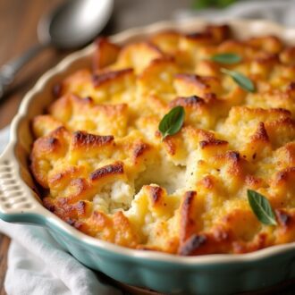 Творожная запеканка с яблоками